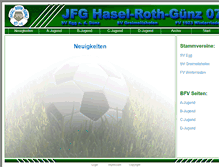 Tablet Screenshot of jfg-hasel-roth-guenz.de